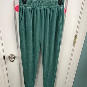 Womens Teal Jogger Pants